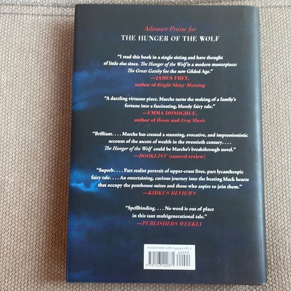 The Hunger of the Wolf - Stephen Marche. Fiction. Hardcover. - Picture 2 of 9